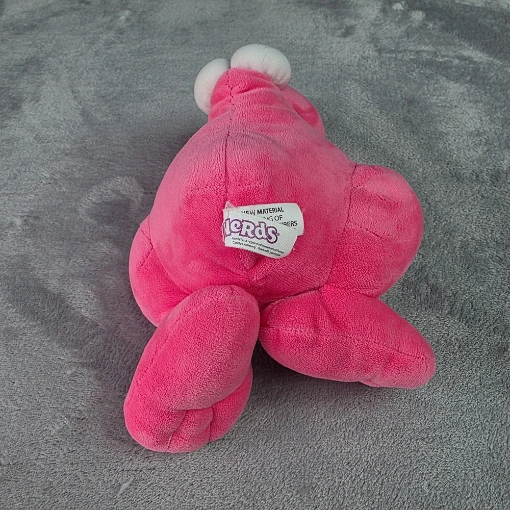 Nerds Candy Pink Plush Mascot Stuffed Animal Frog-Like Character